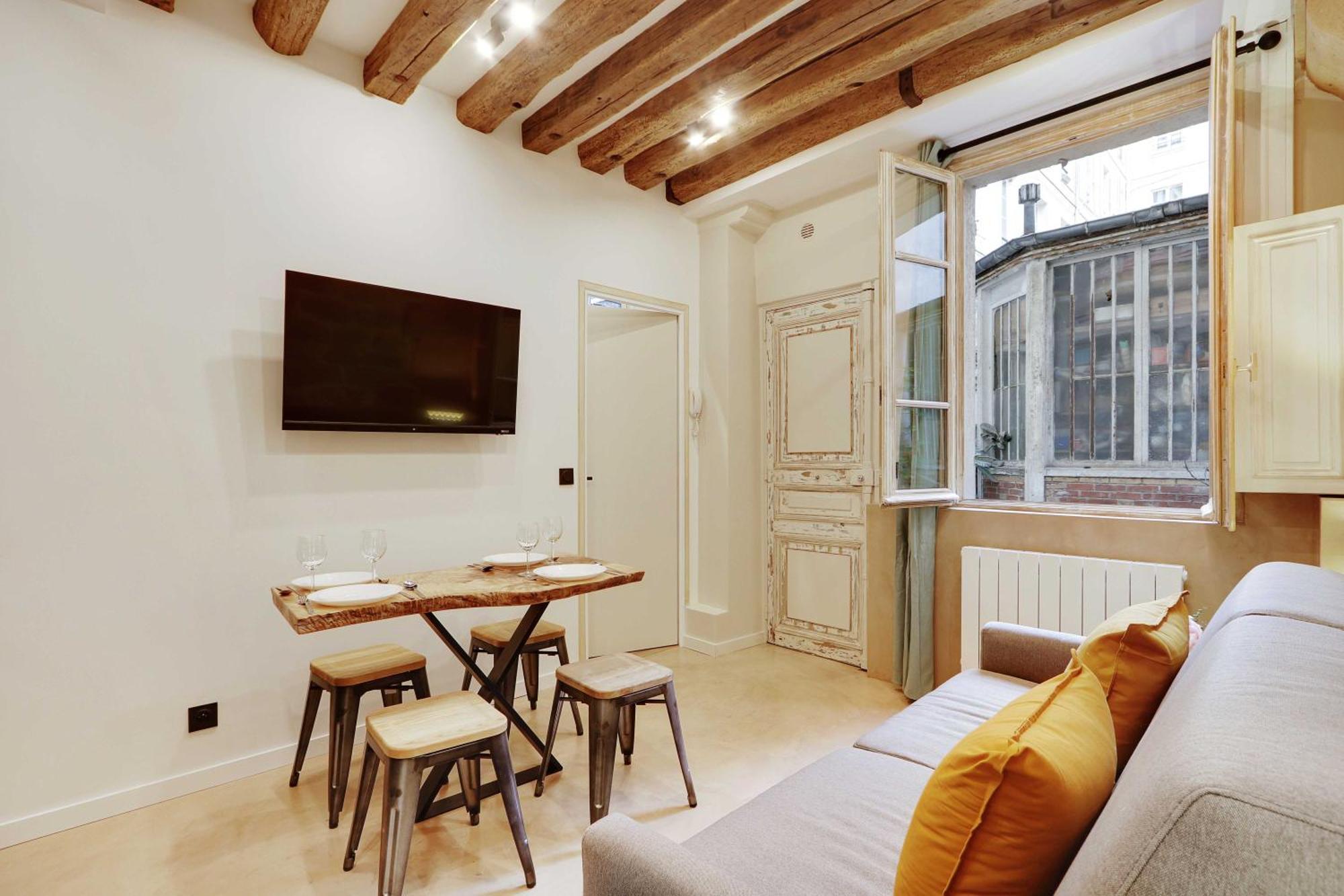 Authentic Apartment - 1Br-4P - Le Marais Paris Eksteriør bilde