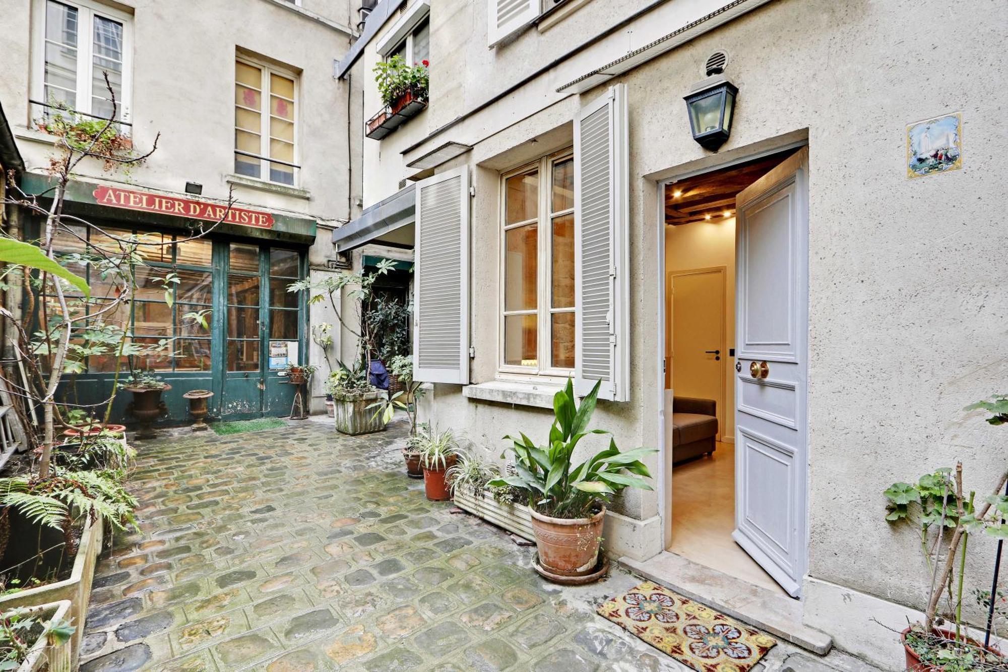 Authentic Apartment - 1Br-4P - Le Marais Paris Eksteriør bilde